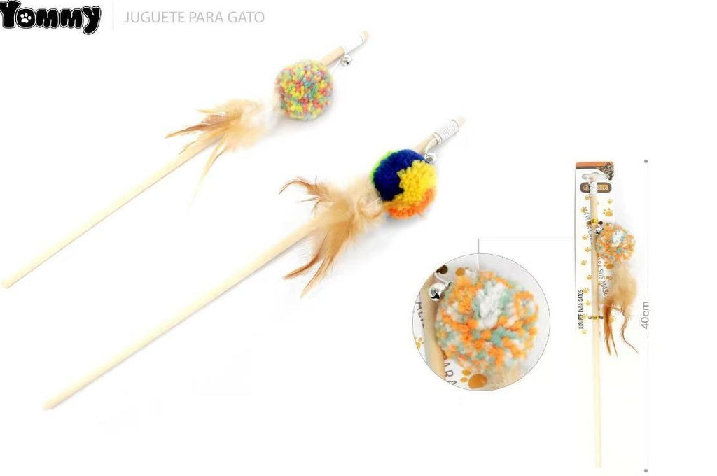 Teasing The Cat Stick Pole