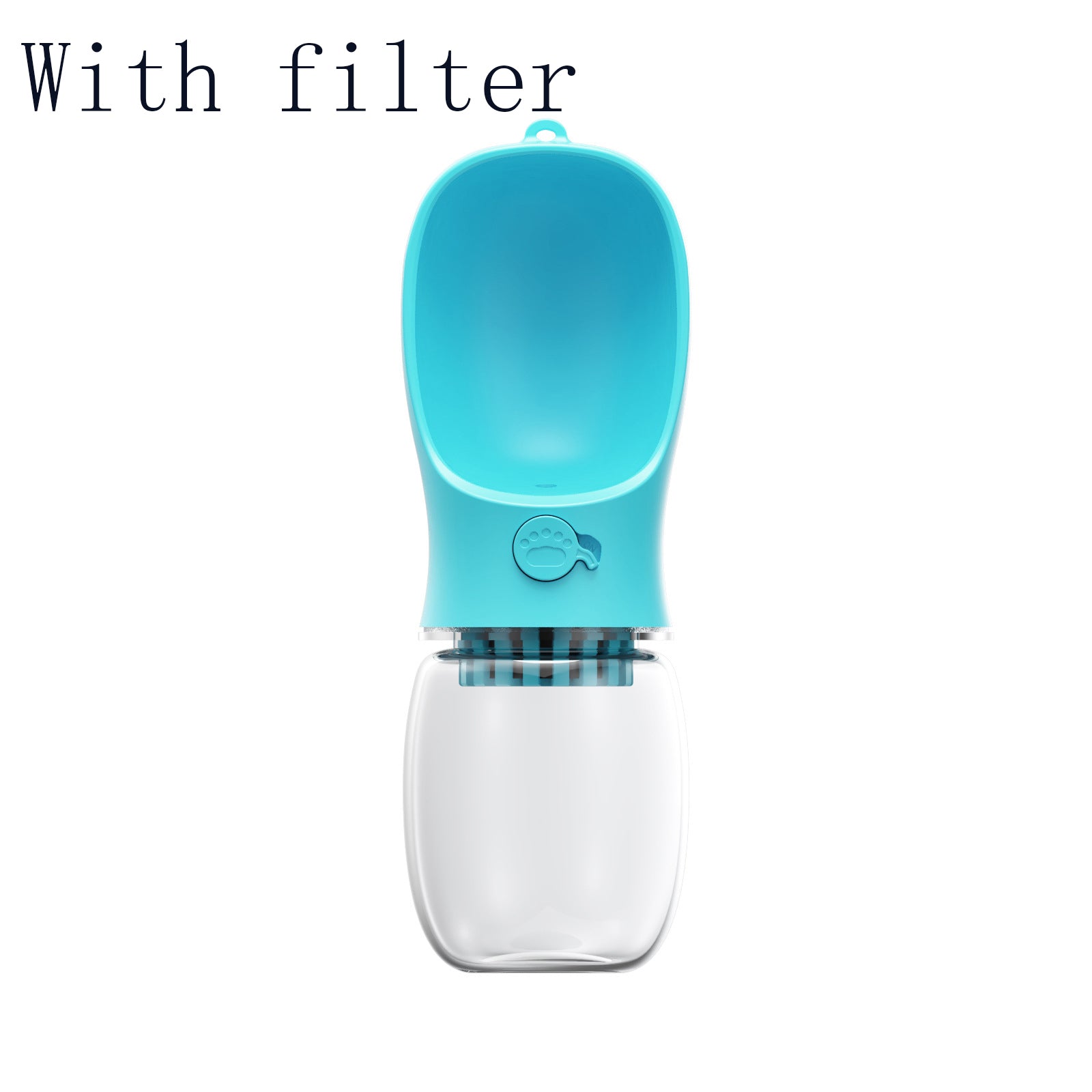 Pet Water Cup Outdoor Portable Water Bottle - 0 - CJ - Blue With filter - 350ML - CJJJCWGY00231 - Blue With filter - 350ML