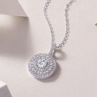 1White Dune - A Fashionable And Luxurious Diamond Jewelry Pendant Set With Moissanite S925 Sterling Silver And Platinum Plating Prohibit TikTok sales - 5 - cj
