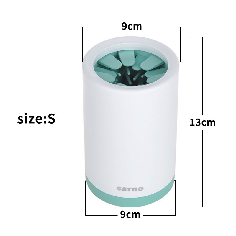Portable Pet Paw Cleaner Cup Soft Silicone Comb - 0 - CJ - Green - S - CJJJCWGY01342 - Green - S