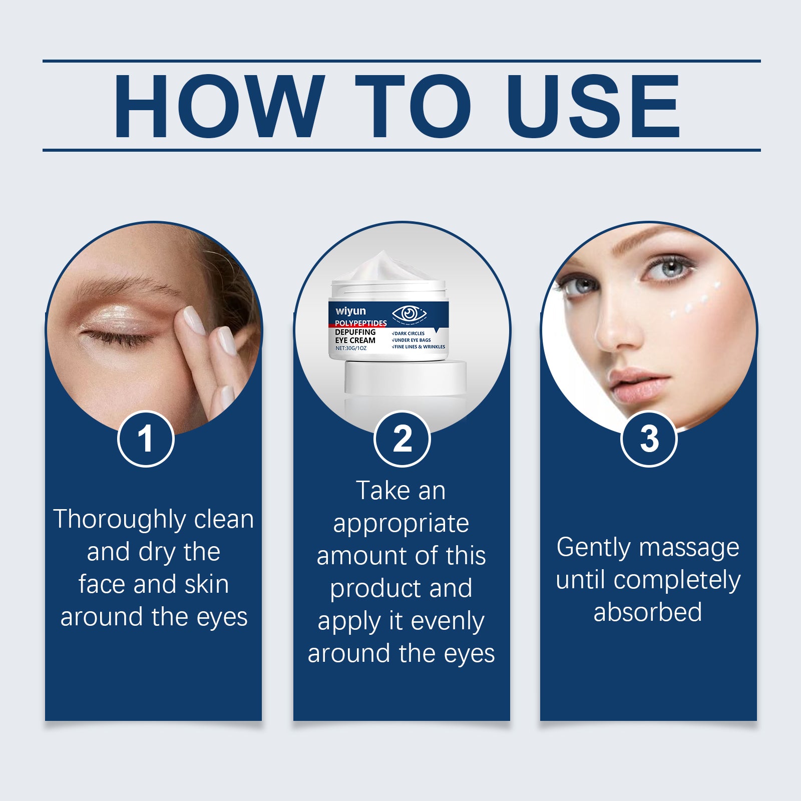 Wiyun Eye Care Cream Hydrates And Moisturizes The Skin Around The Eyes - 5 - CJ