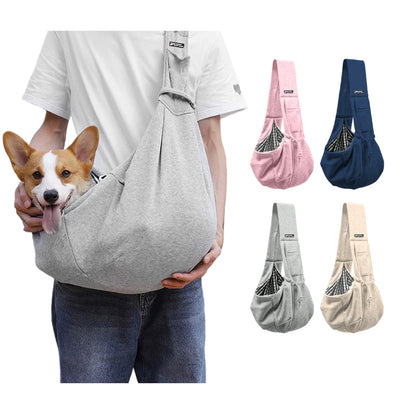 Comfortable Cotton Dog Bag Pet Out Crossbody Shoulder Bag Outdoor Travel Portable Cat Puppy Sling Bag Pet Carrying Supplies - 5 - CJ