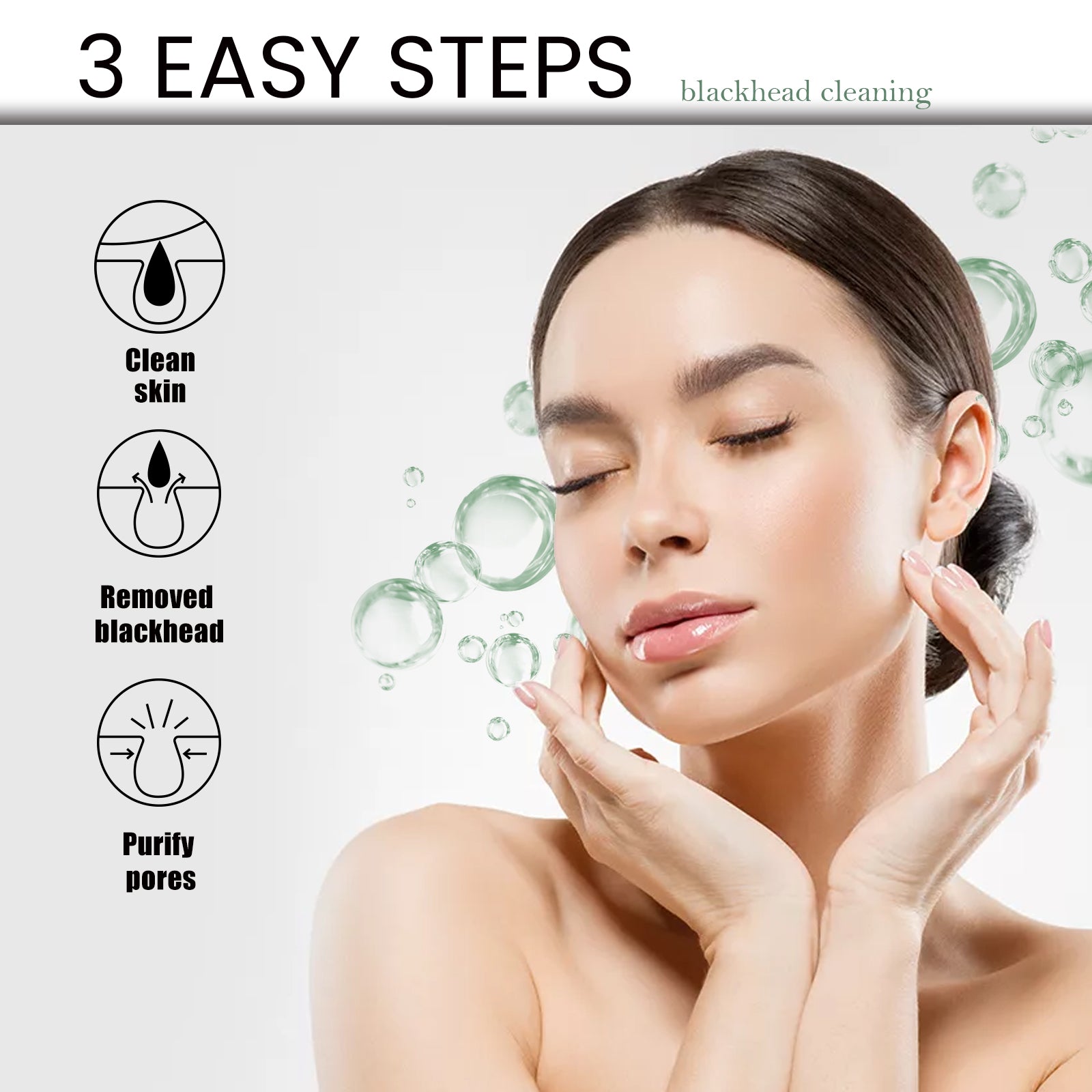 Blackhead Remover Tools - 15g Blackhead Creamwith 40Pcs Blackhead Pore Strips - 5 - CJ