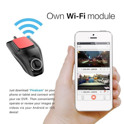 Small Eye Dash Cam Car DVR Recorder Camera With Wifi Full HD - 0 - CJ