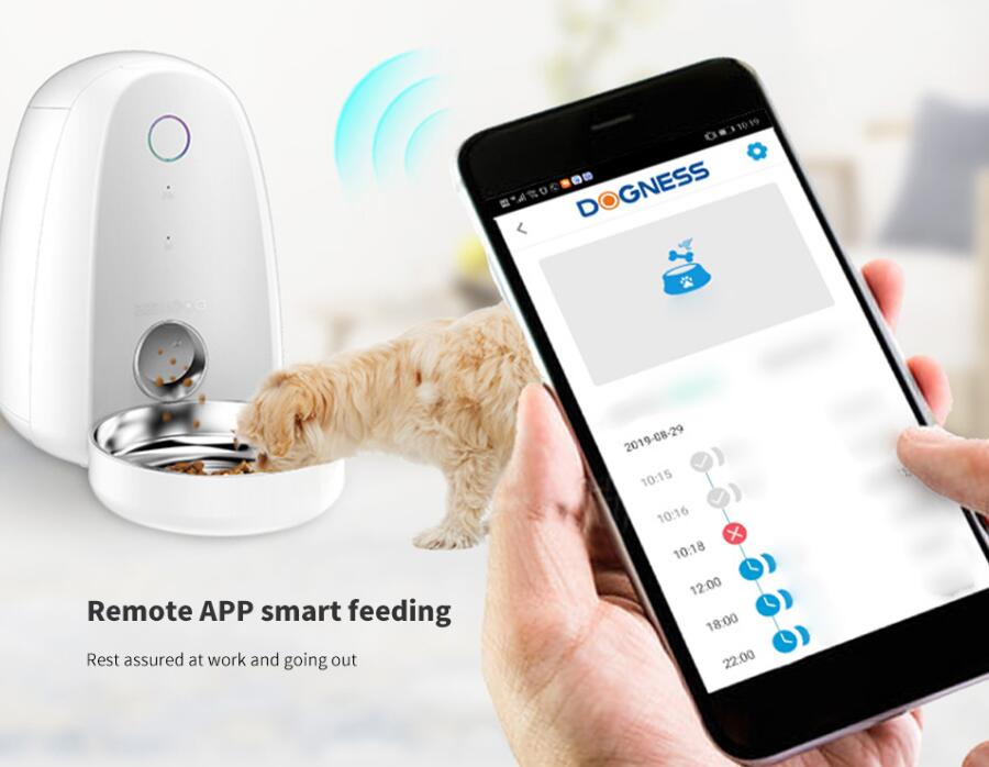 2L Automatic WiFi Smart App Feeder Food Dispenser for Small Dog Cat Pet - 0 - CJ