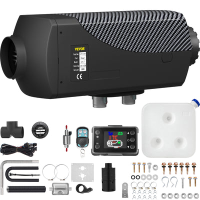 VEVOR 8KW Diesel Air Heater Muffler Diesel Heater 12V Remote Control Diesel Parking Heater With LCD Switch For Car Trucks Motor - home Boat And Bus - 5 - cjdropshipping