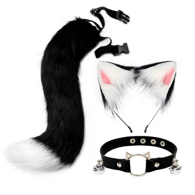 Ear Cat Tail Set Hair Hoop - 0 - CJ