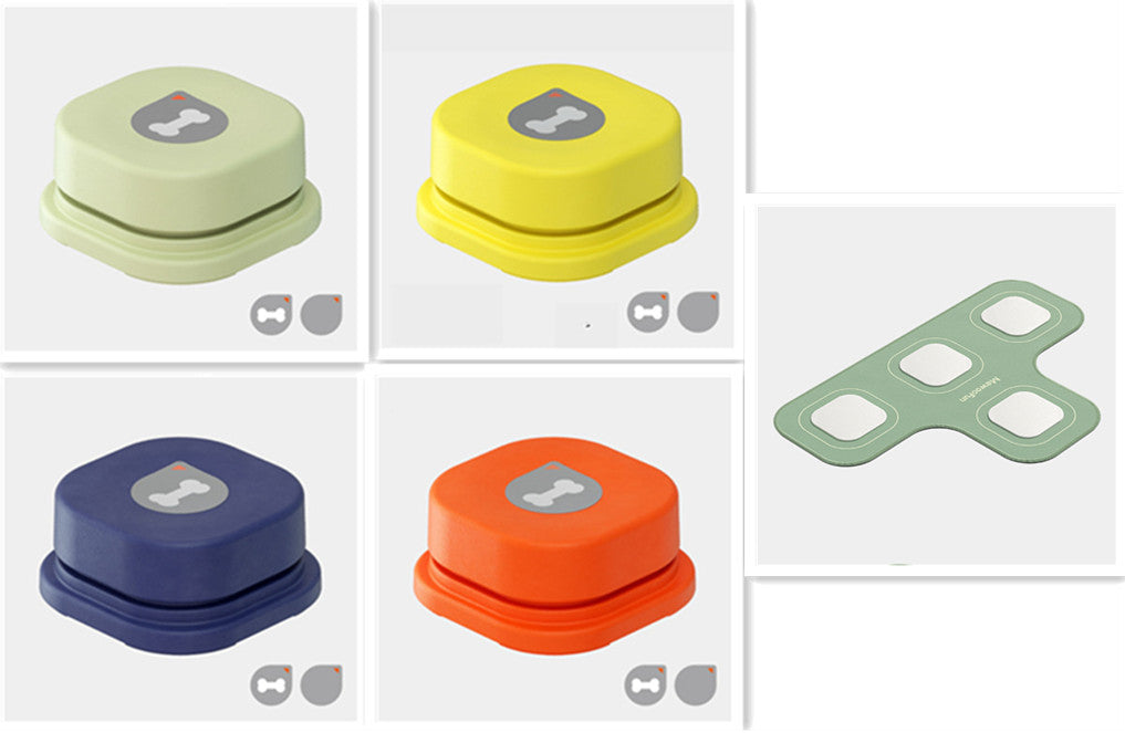 4 Colors Pet Communication Button One - click Prevent Physical Inactivity Recordable Dog Talking Button Toy Cat Toy Pet Products - 0 - CJ - Set3 - CJGY156358010JQ