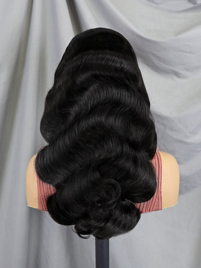 6x4 Density Virgin Human Hair Wigs For Black Women Vietnamese Raw Hair Transparent Lace Front Pre - Plucked Bleached Knots - 5 - CJ