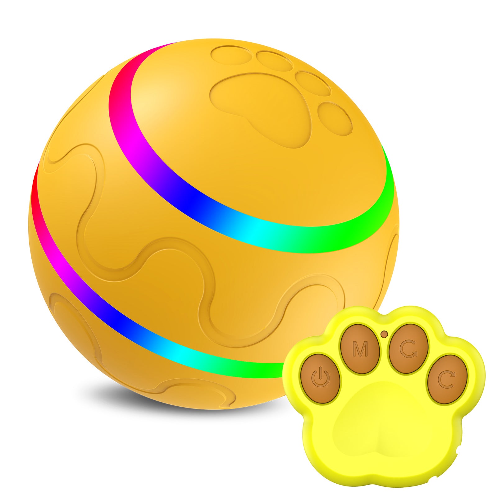 Pet New Cat Wicked Ball Toy Intelligent Ball USB Cat Toys Self Rotating Ball Automatic Rotation Ball - 0 - CJ