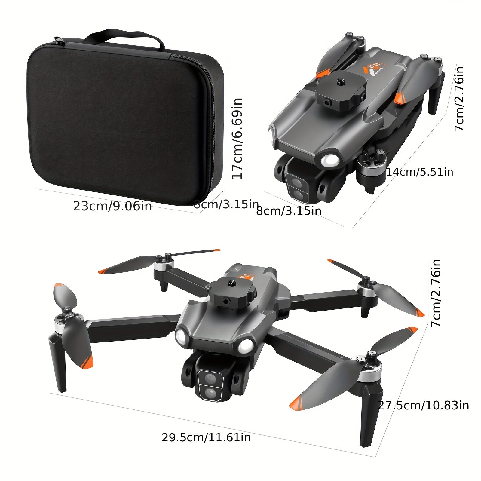 S119 Beginner Trajectory Flight Drone 480p Camera Quadcopter Optical Flow Positioning Four-Sided Obstacle Avoidance UAV