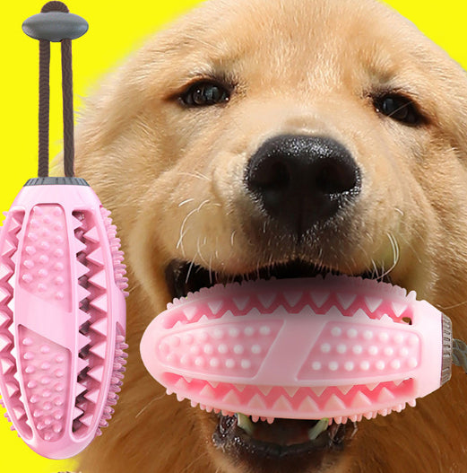 Dog Toys Silicon Suction Cup Tug Interactive Dog Ball Toy For Pet Chew Bite Tooth Cleaning Toothbrush Feeding Pet Supplies - 0 - CJ - J - CJJJCWGY03566 - J