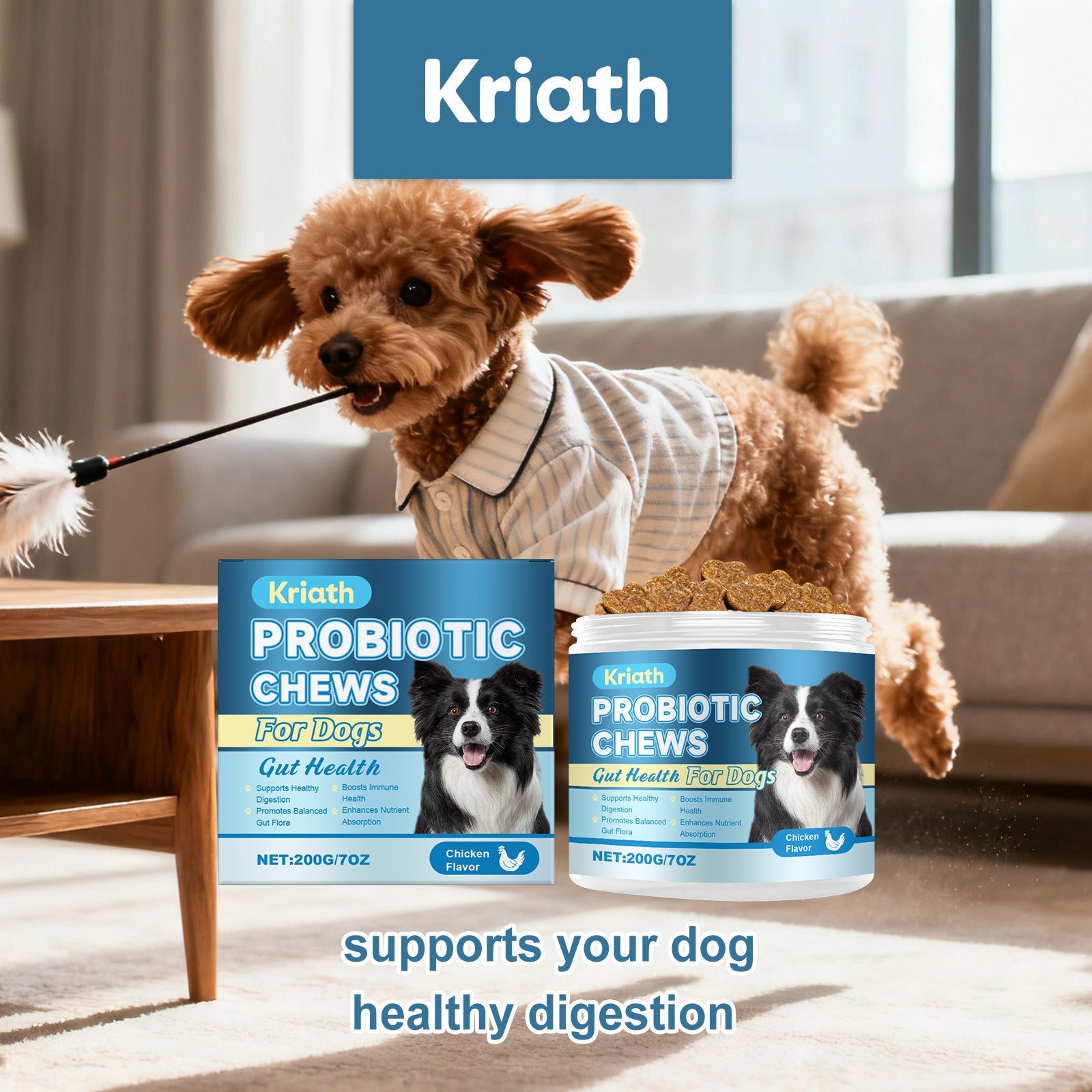 Daily Probiotic Soft Granules For Dog Gut Health - 0 - CJ