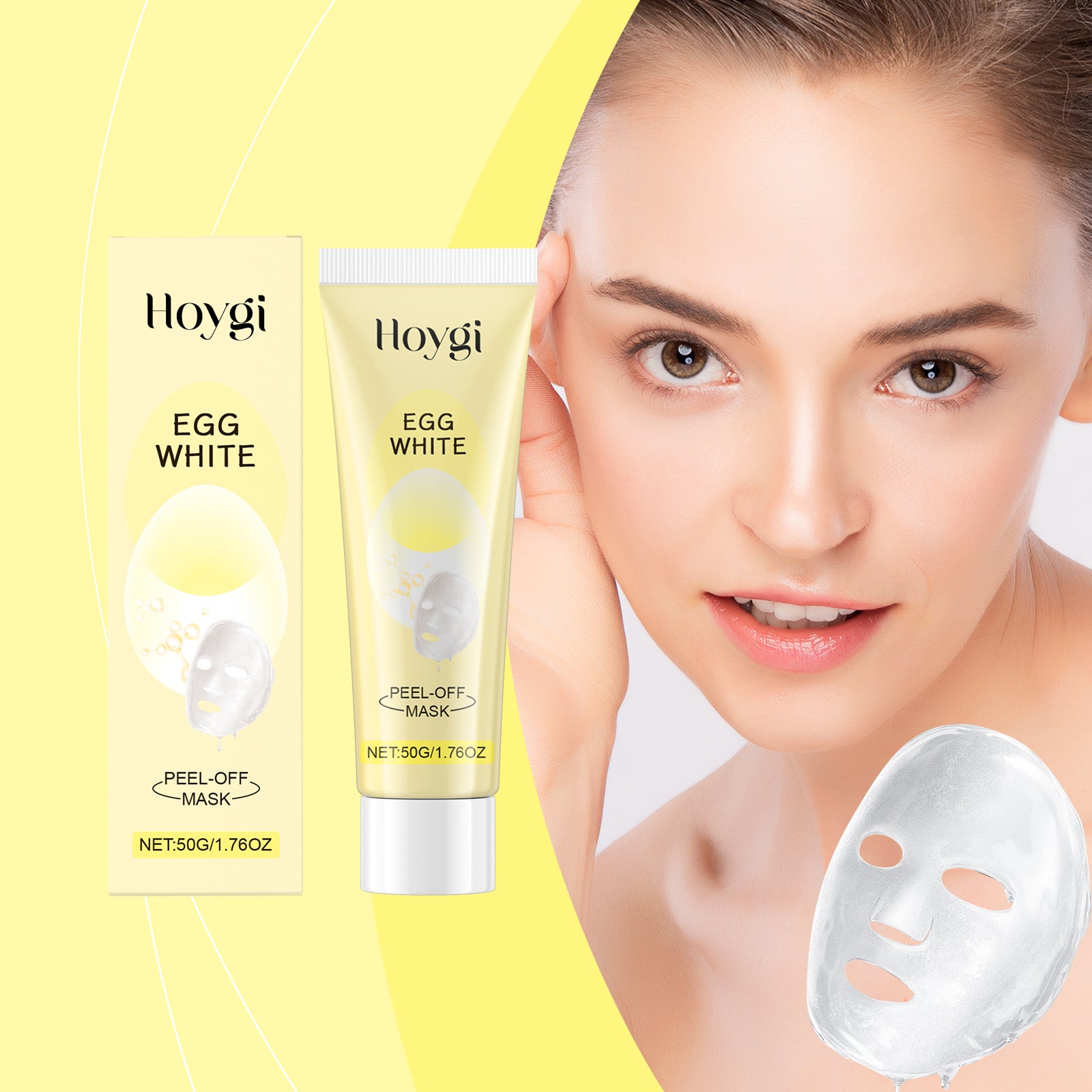 Hoygi Tear Mask Facial Treatment Clean And Gentle, Non - Tight Moisturizing And Hydrating Moisturizing And Brightening Skin - 5 - CJ