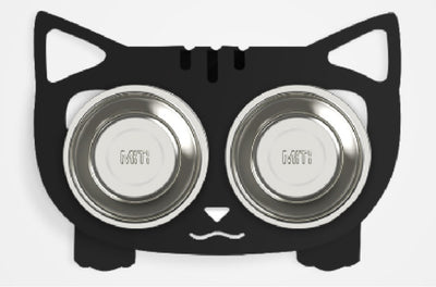 Anti - falling Cat Dog Feeding Water Bowl - 0 - CJ - Black - Style2 - CJJJCWGY01031 - Black - Style2