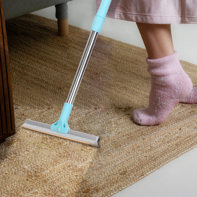 1Pc Pet Hair Removal Rake With 54.33in Adjustable Telescopic Rod Multi - Fabric Dog Cat Hair Scraper Lint Shaver For Carpet Rug Clothes Couch - 5 - CJ