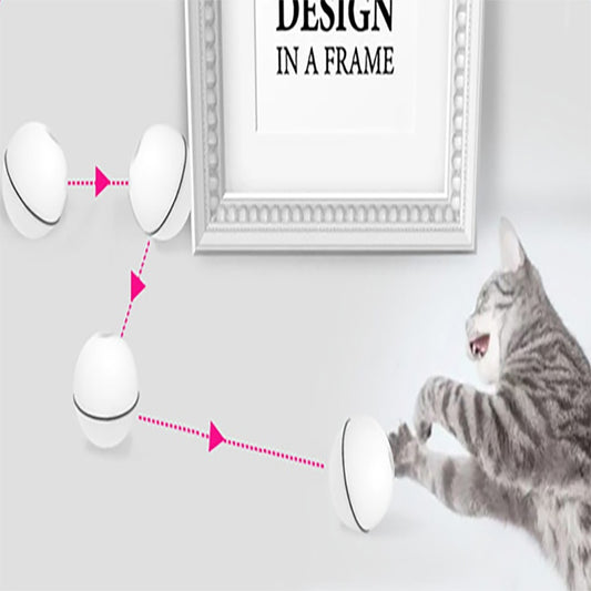 LED Laser Electronic Rolling Pet Funny Cat Toy Ball - 0 - CJ