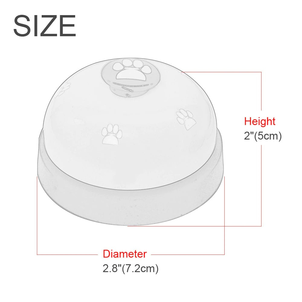 Dog Training Bell, Dog Puppy Pet Potty Training Bells, Dog Cat Door Bell Tell Bell With Non - Skid Rubber Base - 5 - CJ