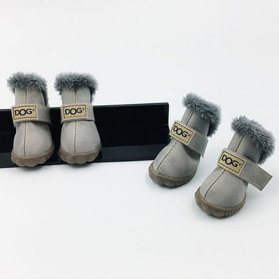 Dog Thick Snow Boots Keep Warm Teddy Autumn And Winter VIP Shoes - 0 - CJ