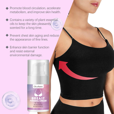 Oceaura Breast Firming Care Cream, Breast Firming And Firming Breast Skin Massage Nourishing And Lifting Cream - 5 - CJ