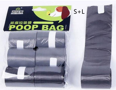 Dog Pet Travel Foldable Pooper Scooper With 1 Roll Decomposable bags Poop Scoop Clean Pick Up Excreta Cleaner Epacket Shipping - 0 - CJ - Set25 - Garbage bag S and L - CJJJCWGY00674 - Set25 - Garbage bag S and L