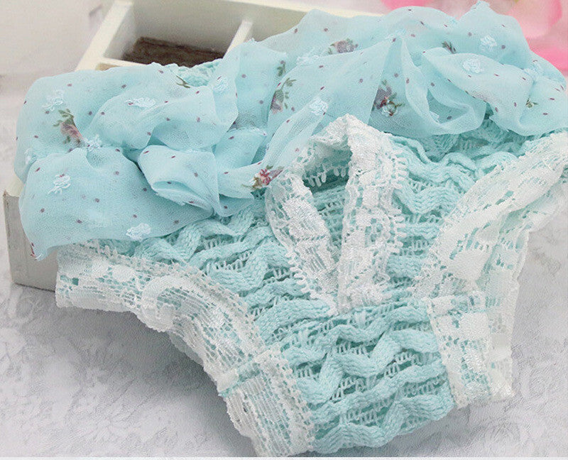 Female Dog Aunt Physiological Pants Panties - 0 - CJ - Green - L - CJGD124485803CX