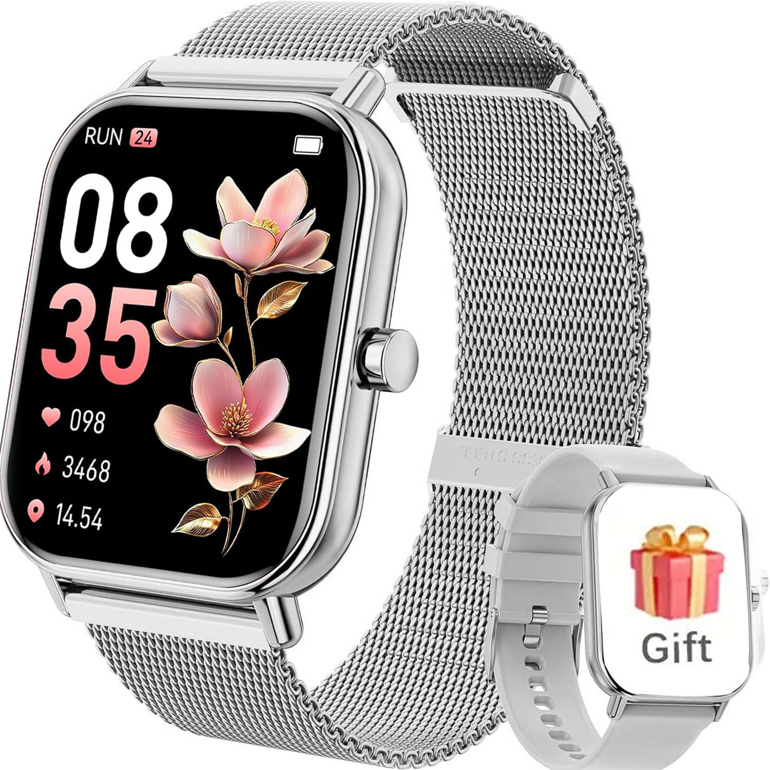 New Smartwatches Now On Sale, Featuring Message Alerts, Call Answering, Health Monitoring, Activity Tracking, Notification Reminders, And Fitness Functions. - 5 - CJ
