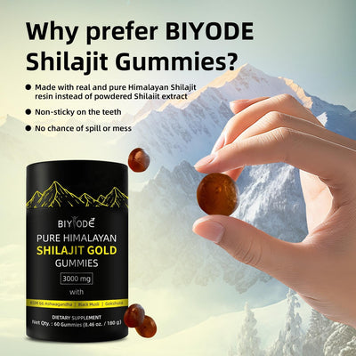 Pure Himalayan Shilajit Gummies  With Ashwagandha, Gokshura & Other Herbs No Added Sugar 60 Chewables Edible Supplement - 5 - CJ