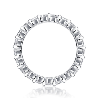 1Luxury Fashion Diamond Ring, Row Diamond Ring, Moissanite Silver Ring, Jewelry Prohibit TikTok sales - 5 - CJ