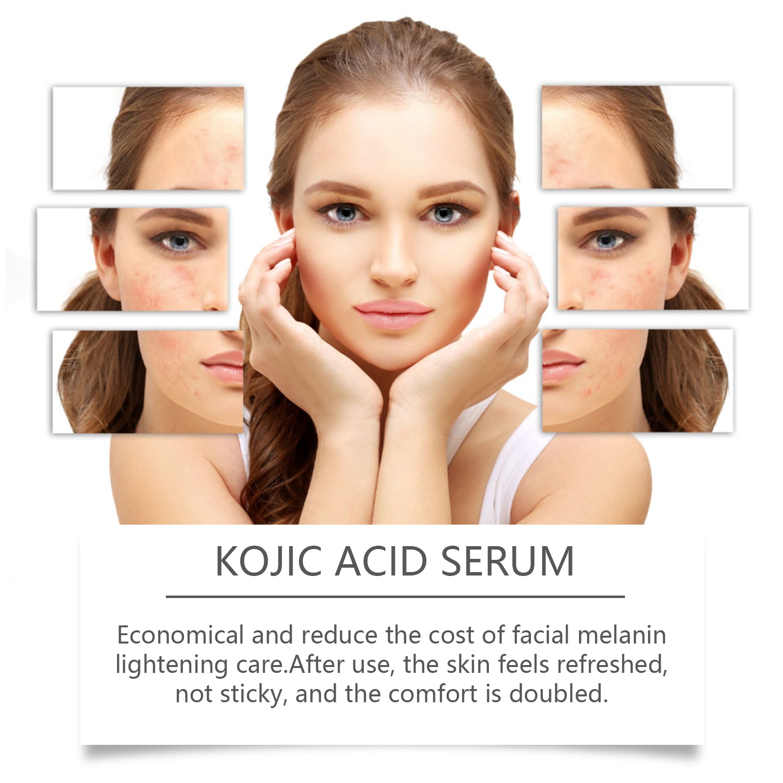 West Month  Kojic Acid Facial Essence Lotion, Gentle Moisturizing Skin Moisturizing Daily Skin Care Essence - 5 - CJ