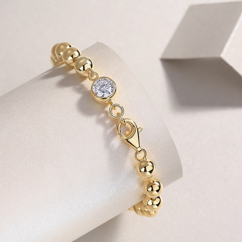 1Luxury Fashion Mossan Diamond S925 Silver Bracelet Comparable To Natural Diamonds Prohibit TikTok sales