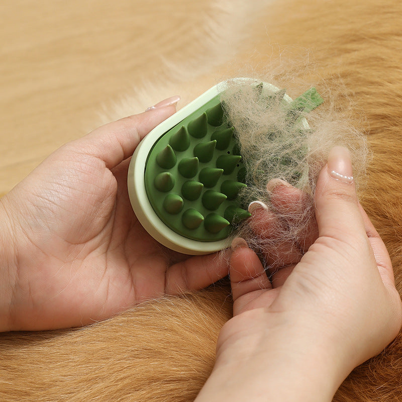 Soft Silicone Pets Hair Remover Comb Handheld Bath Shower Hair Shampoo Massage Brush For Dogs Cats Cleaning Tools Pet Products - 0 - CJ