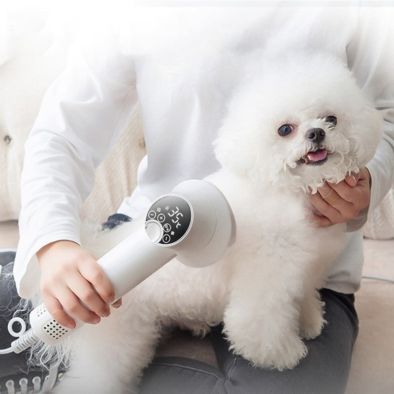 Smart Pet Hair Dryer Dog Golden Retriever Cat Grooming Hairdressing Blow & Comb Silent No Harm Pet Cleaning Supplies Pet Products - 0 - CJ