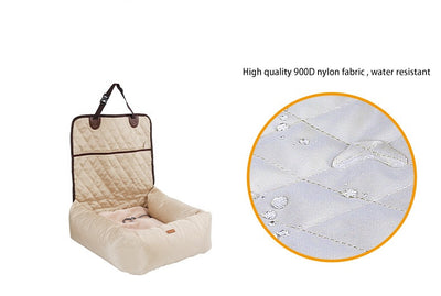 2 In 1 Pet Dog Carrier Folding Car Seat Pad Thickened Multi - purpose Pet Bed Dog Car Mattress Pets Supplies - 0 - CJ