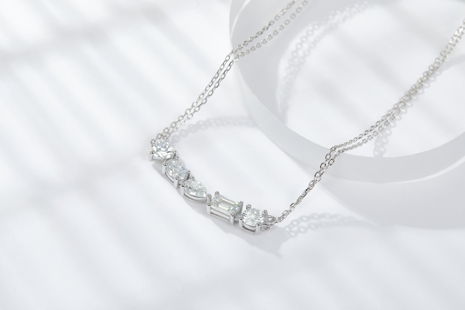 1Galaxy - A Fashionable And Luxurious Diamond Jewelry Pendant Set With Moissanite S925 Sterling Silver And Platinum Plating Prohibit TikTok sales