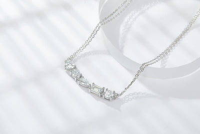 1Galaxy - A Fashionable And Luxurious Diamond Jewelry Pendant Set With Moissanite S925 Sterling Silver And Platinum Plating Prohibit TikTok sales - 5 - CJ