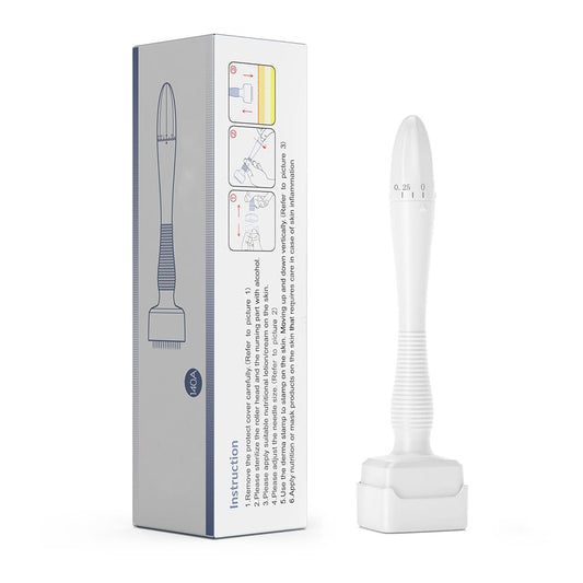 Microneedles Derma Roller - Microneedling Stamp 0.25 Mm, Micro Needle Skin Care Tool For Men And Women Home Use - 5 - CJ