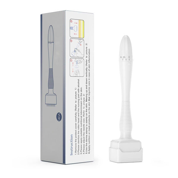 Microneedles Derma Roller - Microneedling Stamp 0.25 Mm, Micro Needle Skin Care Tool For Men And Women Home Use - 5 - CJ