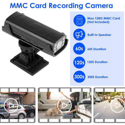1Pc Wireless Camera Reverse Hitch Guide Camera Vehicle Backup Rechargeable Camera With Flexible Adhesive Base Night Vision For Car RVs Trailer Truck - 5 - cjdropshipping