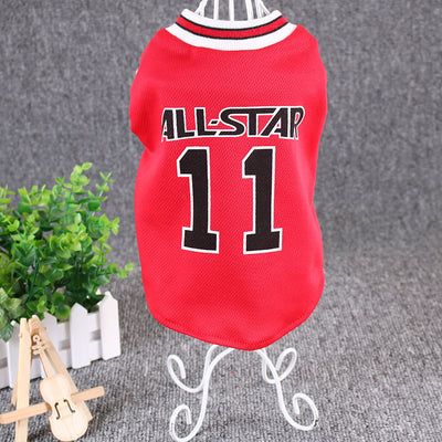 Hot World Cup Ball Spring And Summer Dog Vest Pet Supplies - 0 - CJ - Red - XXL - CJJJCWGD00413 - Red - XXL