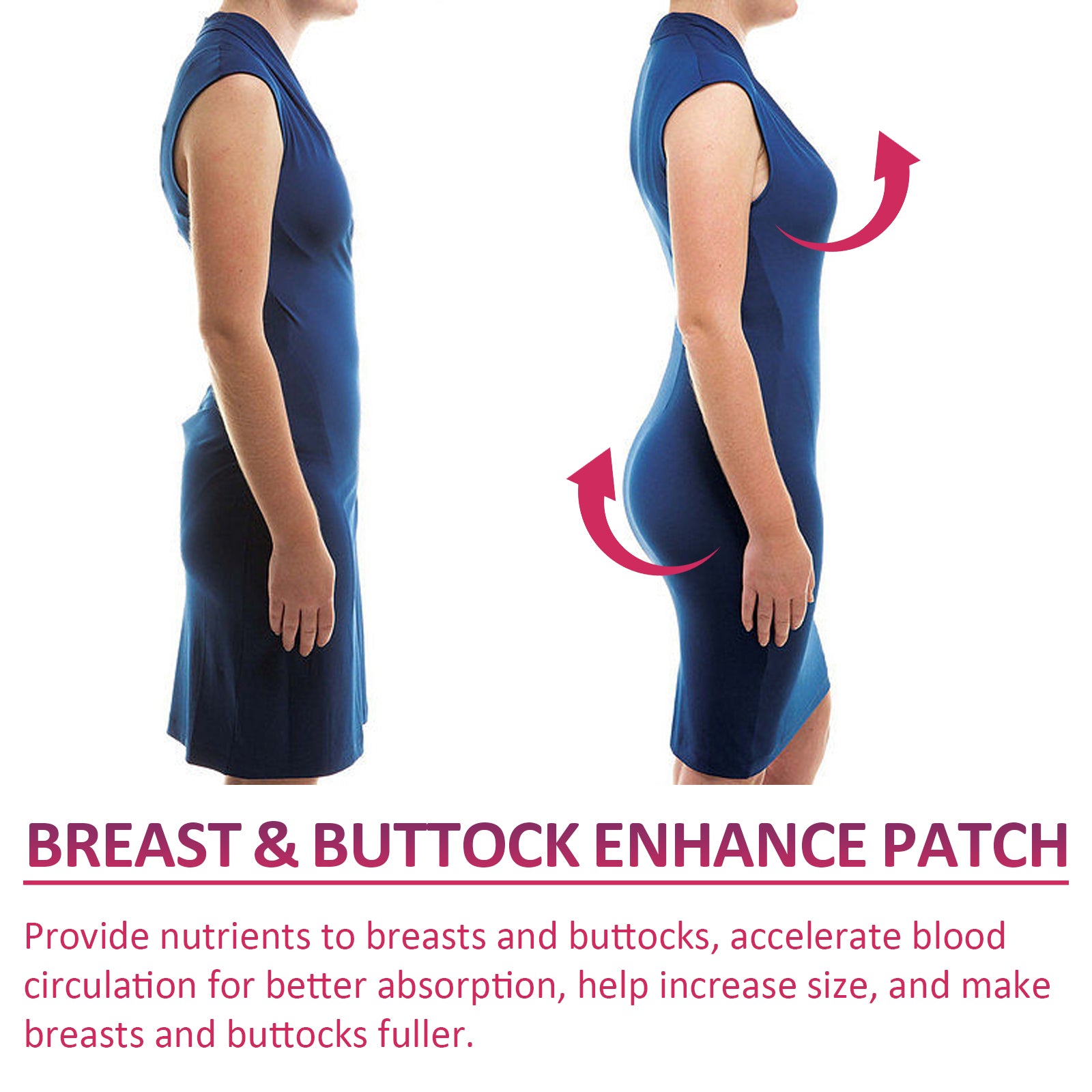 Ximonth Breast & Buttock Enhance Patch, Plump Chest Firm And Full To Highlight The Curve Of The Hip Body Shaping Patch - 5 - CJ
