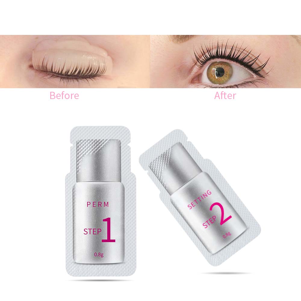 ICONSIGN 10 Pairs Pouch Eyelash Perm Lotion Lashes Lift Quick Perming 5 To 8 Minutes Beauty Makeup Tools - 5 - CJ