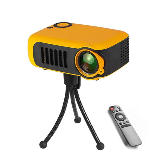 Mini Projector, Multi - Port Design, 4 - Way Projection, Manual Focus, 1080P Support, Home Office Outdoor Projector - 5 - CJ
