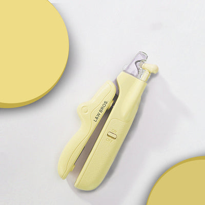 Pet Nail Clippers With LED Light Dogs Cat Nail Scissors Professional Trimmer Tool Care Grooming Supplies - 0 - CJ - Yellow - BM990221 - CJMY149512103CX