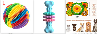 Dog Chew Toy Dog Bone Type  Dogs Teeth Cleaning Toys Indestructible TPR Bone Chewing Bite Resistant Teething Toys  Pet Products - 0 - CJ