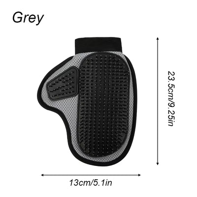 Cat Hair Removal Glove Pet Supplies Bath Massage Jerking Gloves Cat Dog Massage Bathing Cleaning Grooming Supplies Silicone Hair Sticking Removal Brush - 5.0 - CJ