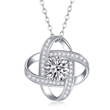 1Reciprocating - A Fashionable And Luxurious Diamond Jewelry Pendant Set With 1 - carat Moissanite S925 Sterling Silver And Platinum Plating Prohibit TikTok sales - 5 - cj