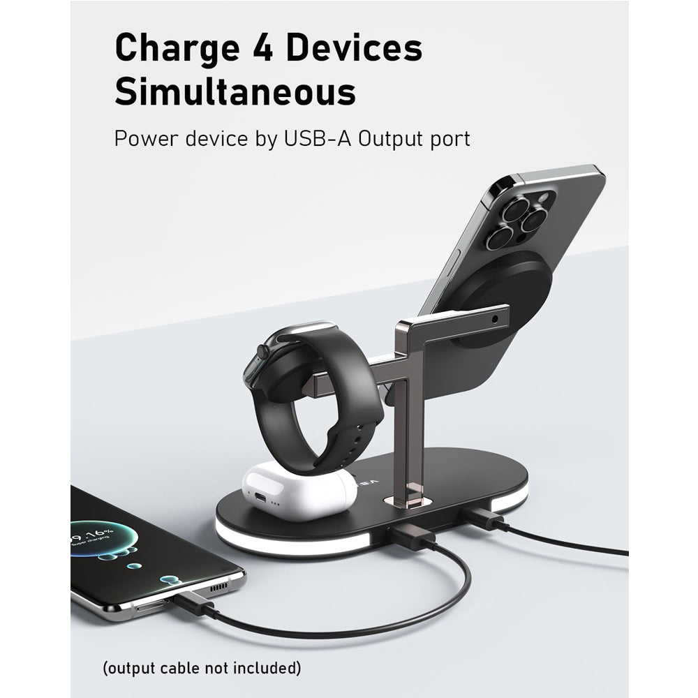 4 In 1 Aluminum Alloy Magnetic Wireless Charger Stand - 5 - CJ