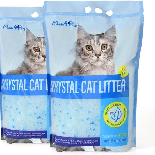 Crystal Cat Litter For Pets, No Caking, Odor Control, Light Weight, Low Dust, Easy To Use - 5 - CJ