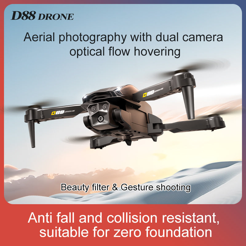 D88 Fixed-Altitude Stroboscopic Dual-Camera Drone